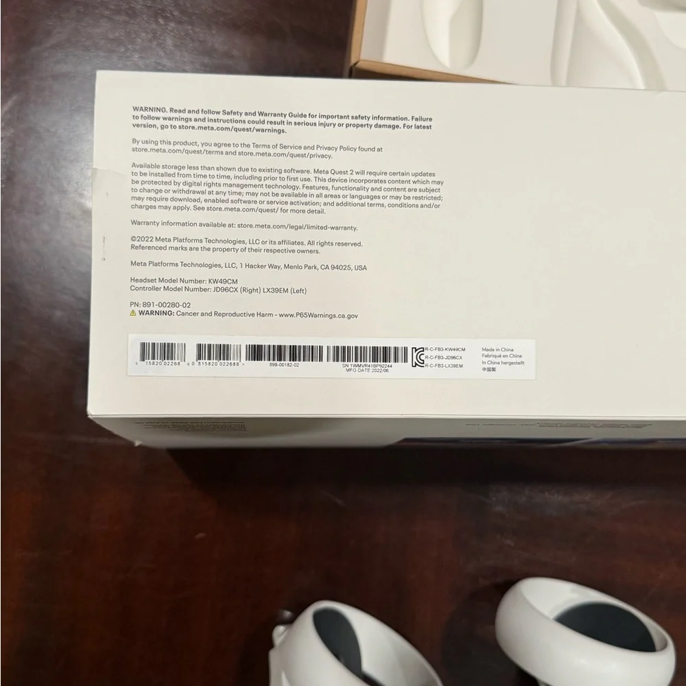 Quest 2 VR Headset - White
